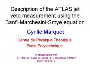 Description of the ATLAS jet veto measurement using
