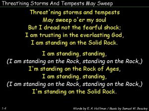 Threatning Storms And Tempests May Sweep Threatning storms