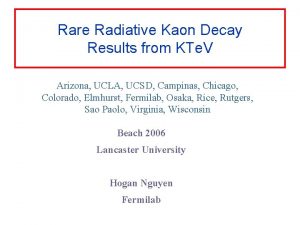Rare Radiative Kaon Decay Results from KTe V