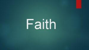 Faith Definition Websters Dictionary Complete trust or confidence