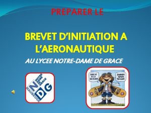 PREPARER LE BREVET DINITIATION A LAERONAUTIQUE AU LYCEE