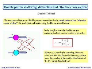 Double parton scattering diffraction and effective cross section