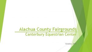 Alachua County Fairgrounds Canterbury Equestrian Center October 2018