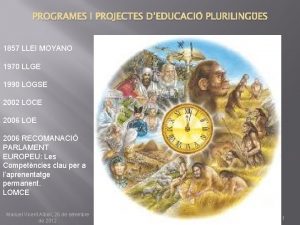 PROGRAMES I PROJECTES DEDUCACI PLURILINGES 1857 LLEI MOYANO