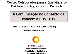 Centro Colaborador para a Qualidade do Cuidado e