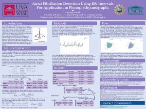 Atrial Fibrillation Detection Using RRIntervals For Application in