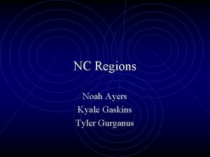 NC Regions Noah Ayers Kyale Gaskins Tyler Gurganus