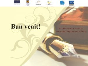 Bun venit Finalizarea cu succes a proiectului STUDENTII