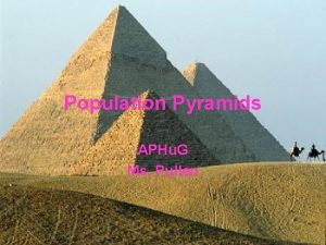 Population Pyramids APHu G Ms Pullen Population Pyramids