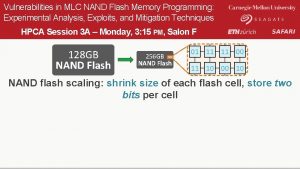 Vulnerabilities in MLC NAND Flash Memory Programming Experimental