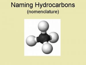 Naming Hydrocarbons nomenclature Basic Naming of Hydrocarbons Hydrocarbon