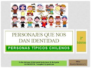 PERSONAJES QUE NOS DAN IDENTIDAD 2 bsico PERSONAS