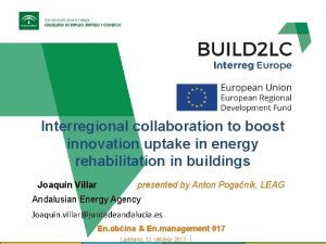 Interregional collaboration to boost innovation uptake in energy