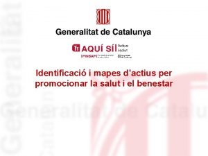 Identificaci i mapes dactius per promocionar la salut