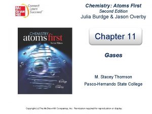 Chemistry Atoms First Second Edition Julia Burdge Jason