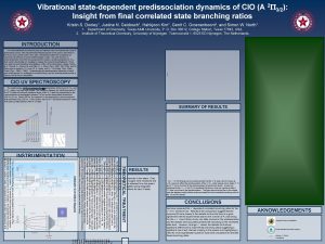 Vibrational statedependent predissociation dynamics of Cl O A