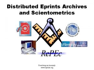 Distributed Eprints Archives and Scientometrics Resolving an Anomaly