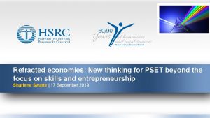 Refracted economies New thinking for PSET beyond the