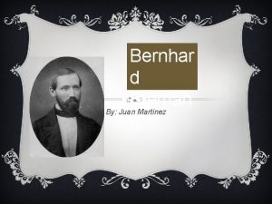 Bernhar d Rieman By Juan Martinez n Birt