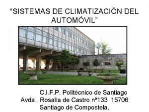 SISTEMAS DE CLIMATIZACIN DEL AUTOMVIL E S LAURO