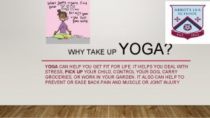 WHY TAKE UP YOGA YOGA CAN HELP YOU