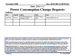 November 2005 doc IEEE 802 11 060376 r