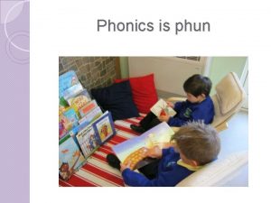 Phonics is phun Areas of literacy Speaking Reading