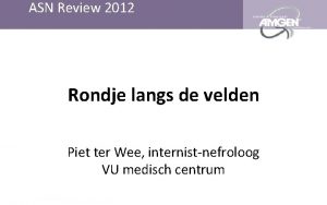 ASN Review 2012 Rondje langs de velden Piet
