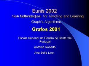 Eunis 2002 New A Technologies Software Tool for