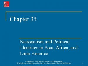 Chapter 35 Nationalism and Political Identities in Asia