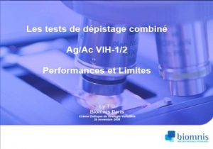 0 Sensitivit des diffrentes gnrations tests de dpistage