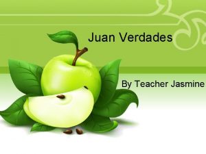 Juan Verdades By Teacher Jasmine Big Question How