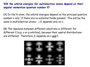 Will the orbital energies for multielectron atoms depend