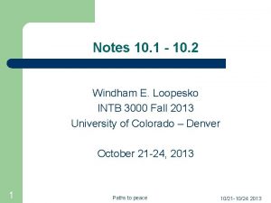 Notes 10 1 10 2 Windham E Loopesko