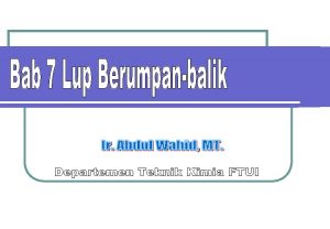 Tujuan Pembelajaran Saat kuselesaikan bab ini kuingin dapat