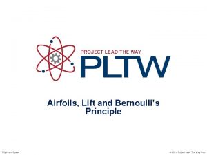 Airfoils Lift and Bernoullis Principle Flight and Space