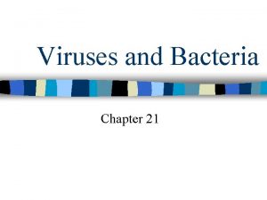 Viruses and Bacteria Chapter 21 Viruses are not