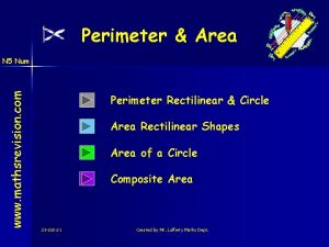 Perimeter Area www mathsrevision com N 5 Num