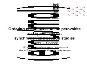 Ordering phenomena on the perovskite and spinel lattices