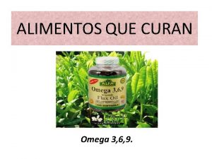 ALIMENTOS QUE CURAN Omega 3 6 9 VIDA