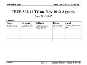 November 2012 doc IEEE 802 11 121279 r