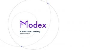 A Blockchain Company www modex tech Problema Blockchain