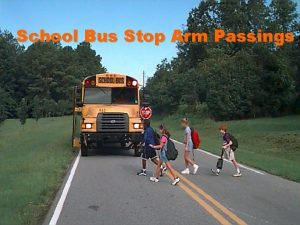 School Bus Stop Arm Passings School Bus Stop