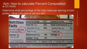 Aim How to calculate Percent Composition DO NOW