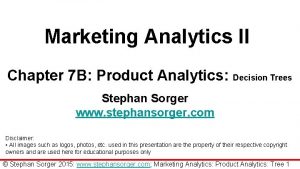 Marketing Analytics II Chapter 7 B Product Analytics