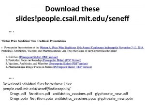 Download these slidespeople csail mit eduseneff Download individual