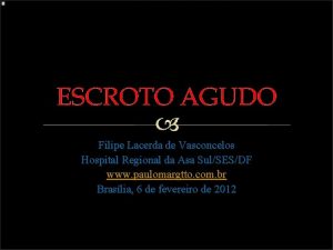 Filipe Lacerda de Vasconcelos Hospital Regional da Asa