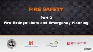 FIRE SAFETY Part 2 Fire Extinguishers and Emergency