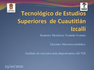 Tecnolgico de Estudios Superiores de Cuautitln Izcalli Romero