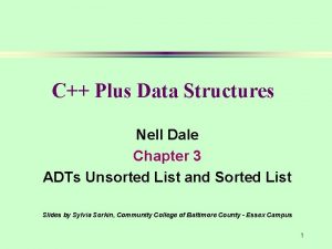 C Plus Data Structures Nell Dale Chapter 3